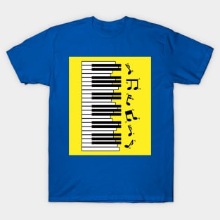 Proud Pianist Piano Lovers Wing T-Shirt